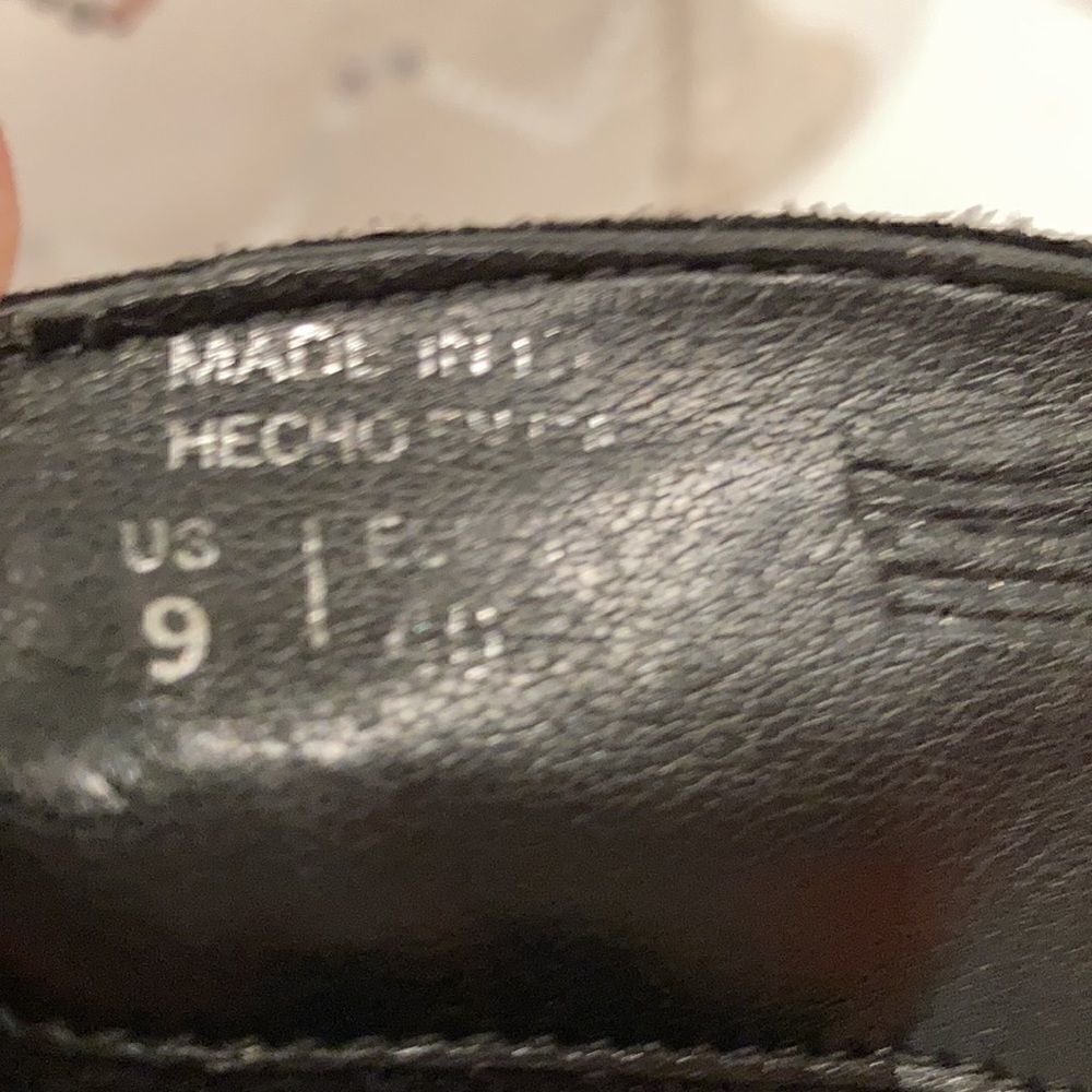 Aldo black suede boots with floral embroidery size 9 - Picture 7 of 7